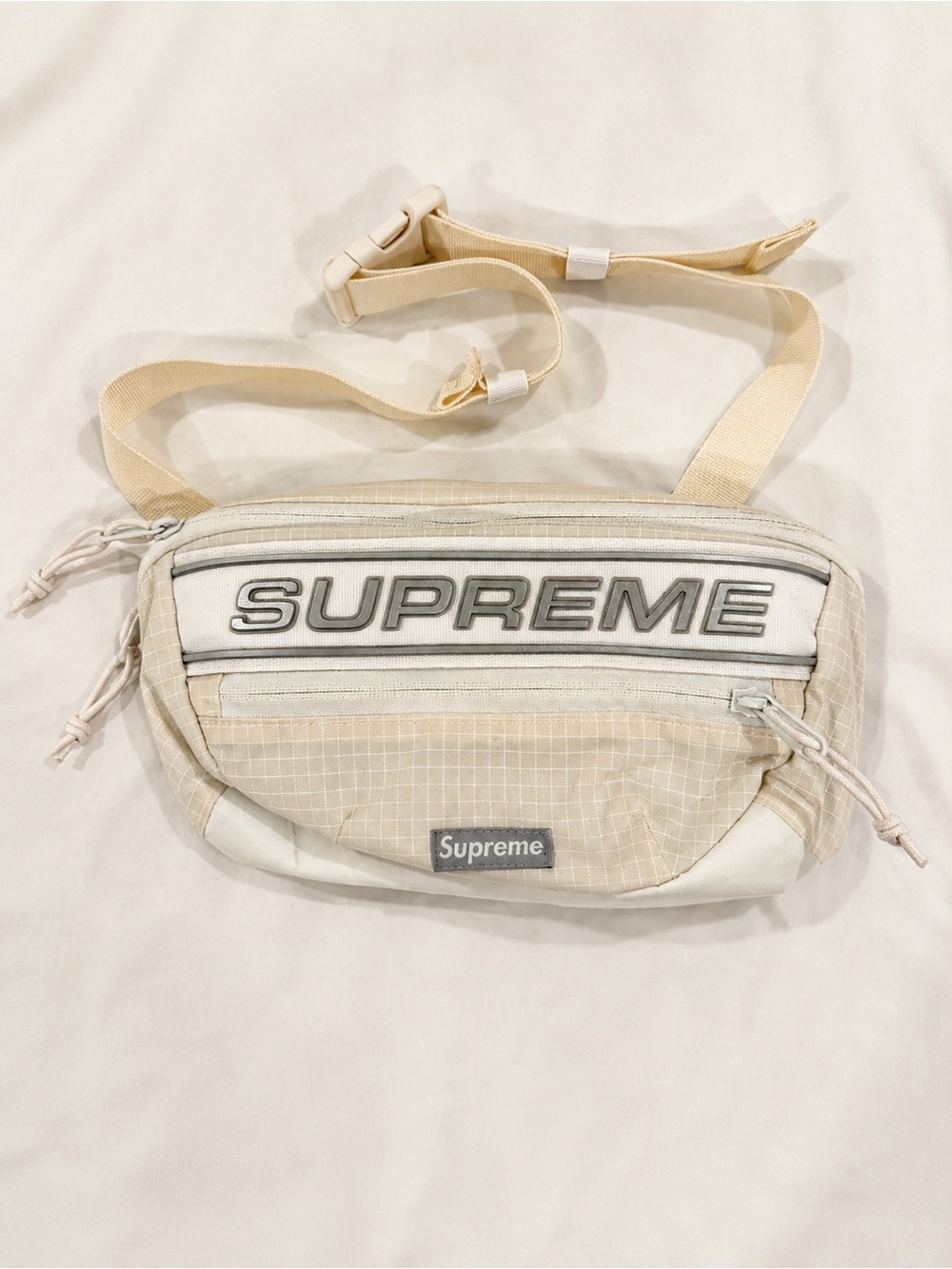 Supreme Logo Waist Bag from FW23 $50